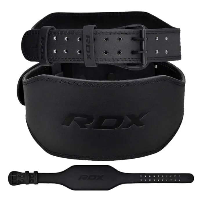 Gym Belt Premium Quality Leather Gym Belt RDX