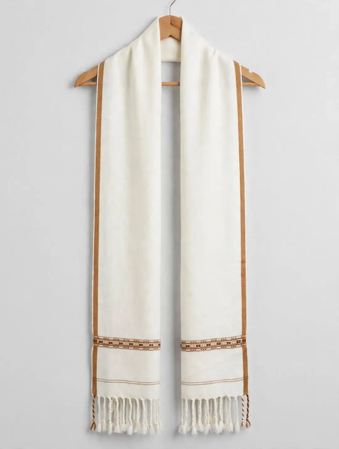 1 Pc Men's Wool Texture Shawl