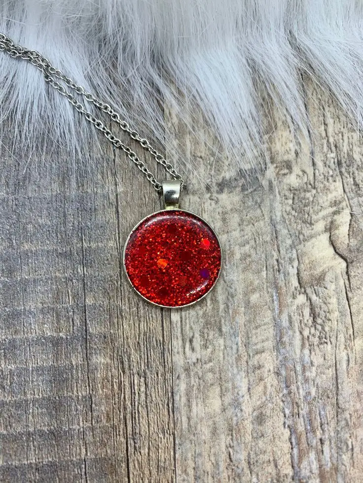 Multi Layered Resin Plating Resin Pendant