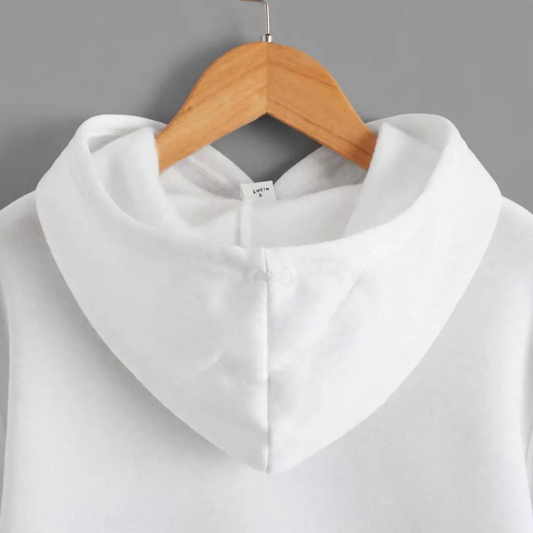 1 Pc Men's Polyester Fleece Plain Hoodie