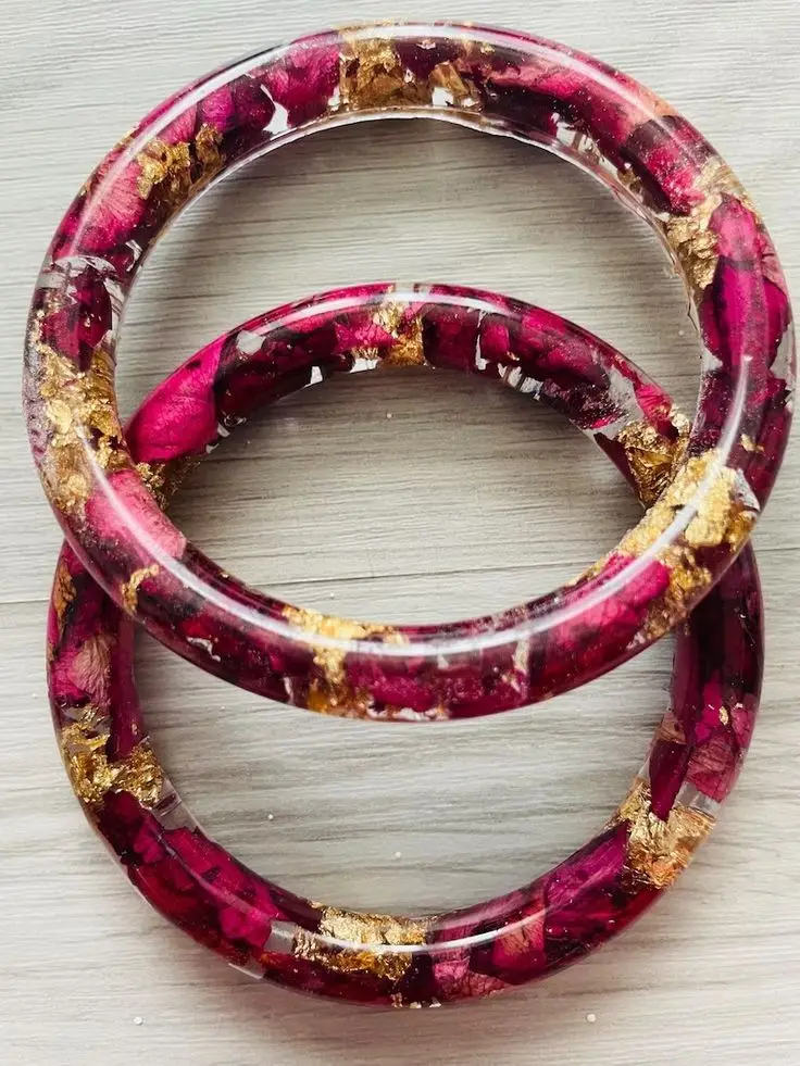 Multicolor Resin Plated Kara Bangle - Unique Design, 1 Pc