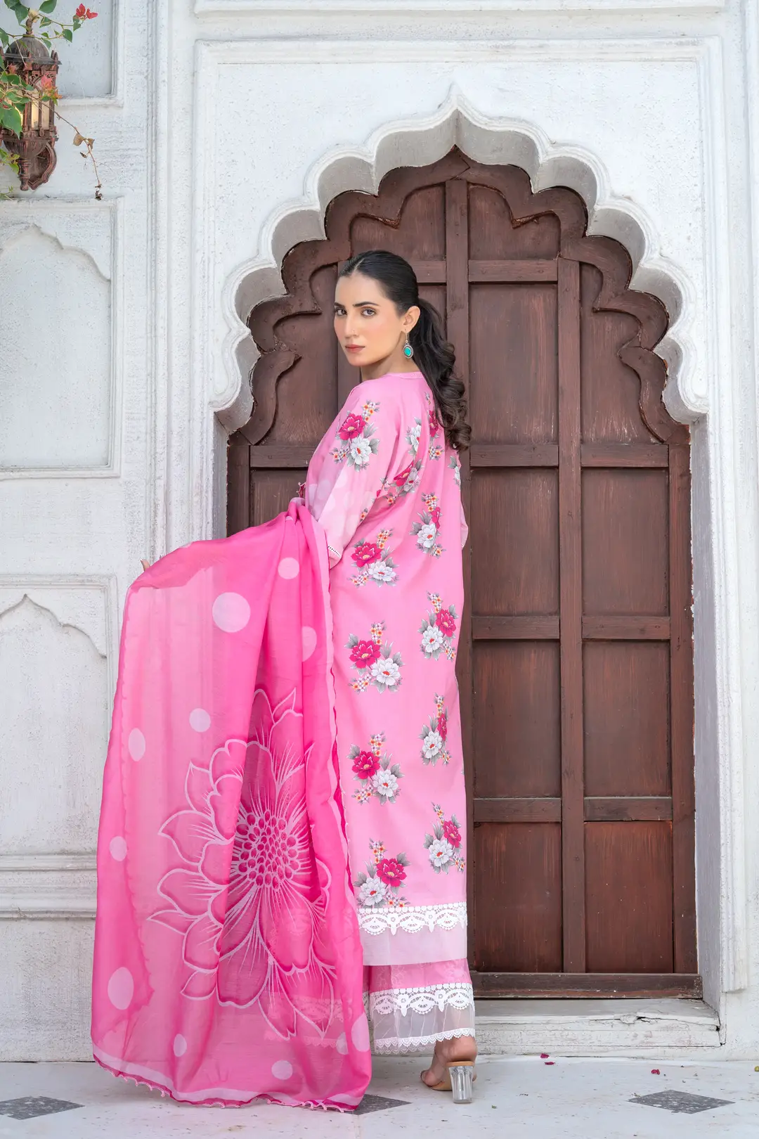 3 Pcs Women's Unstitched Printed Suit
