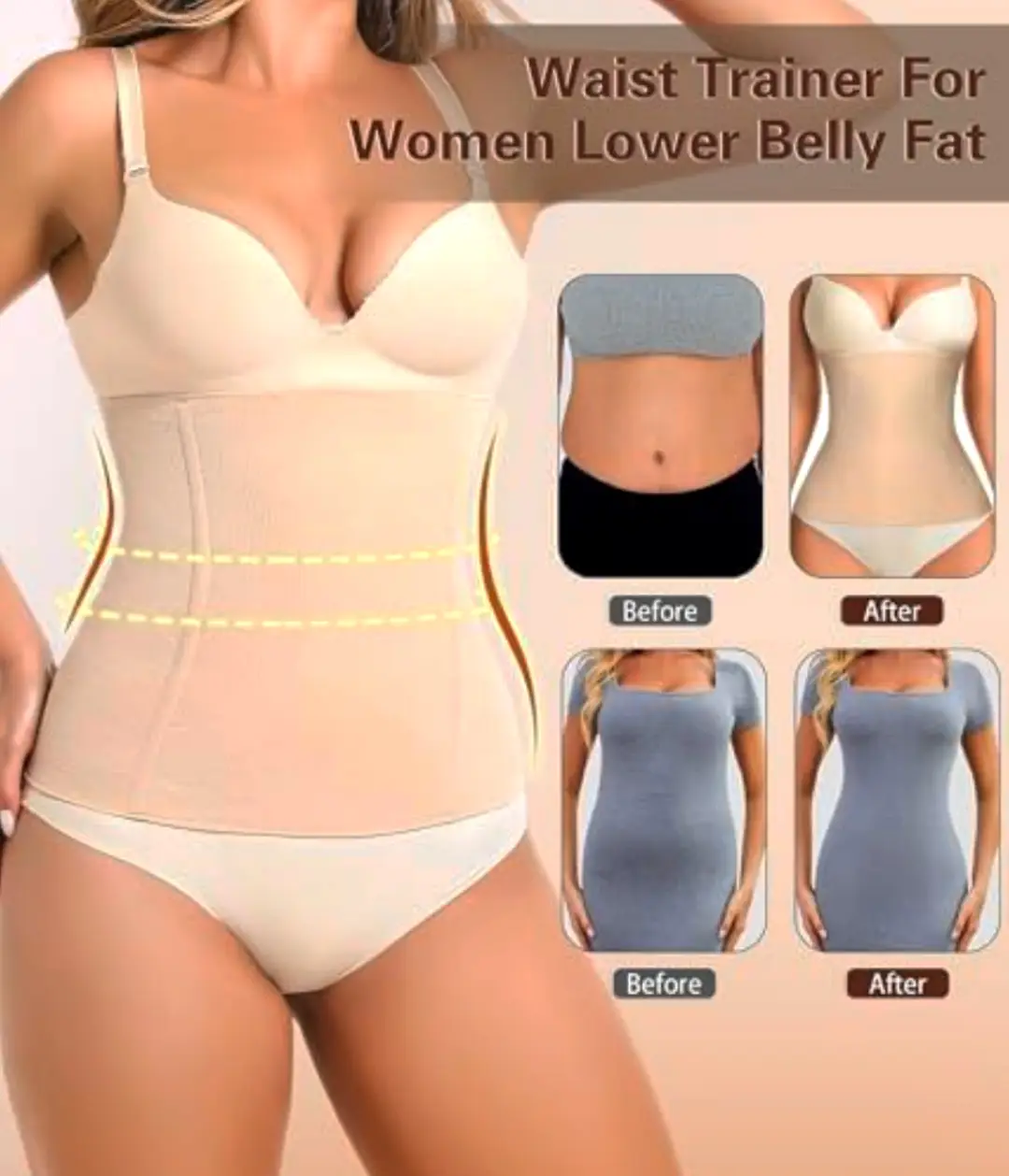 Nylon Plain Comfortable And Lightweight Waist Shaper Belt