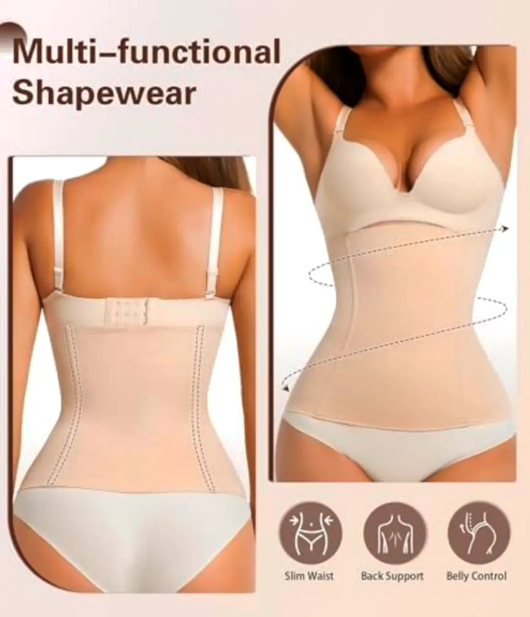 Nylon Plain Comfortable And Lightweight Waist Shaper Belt