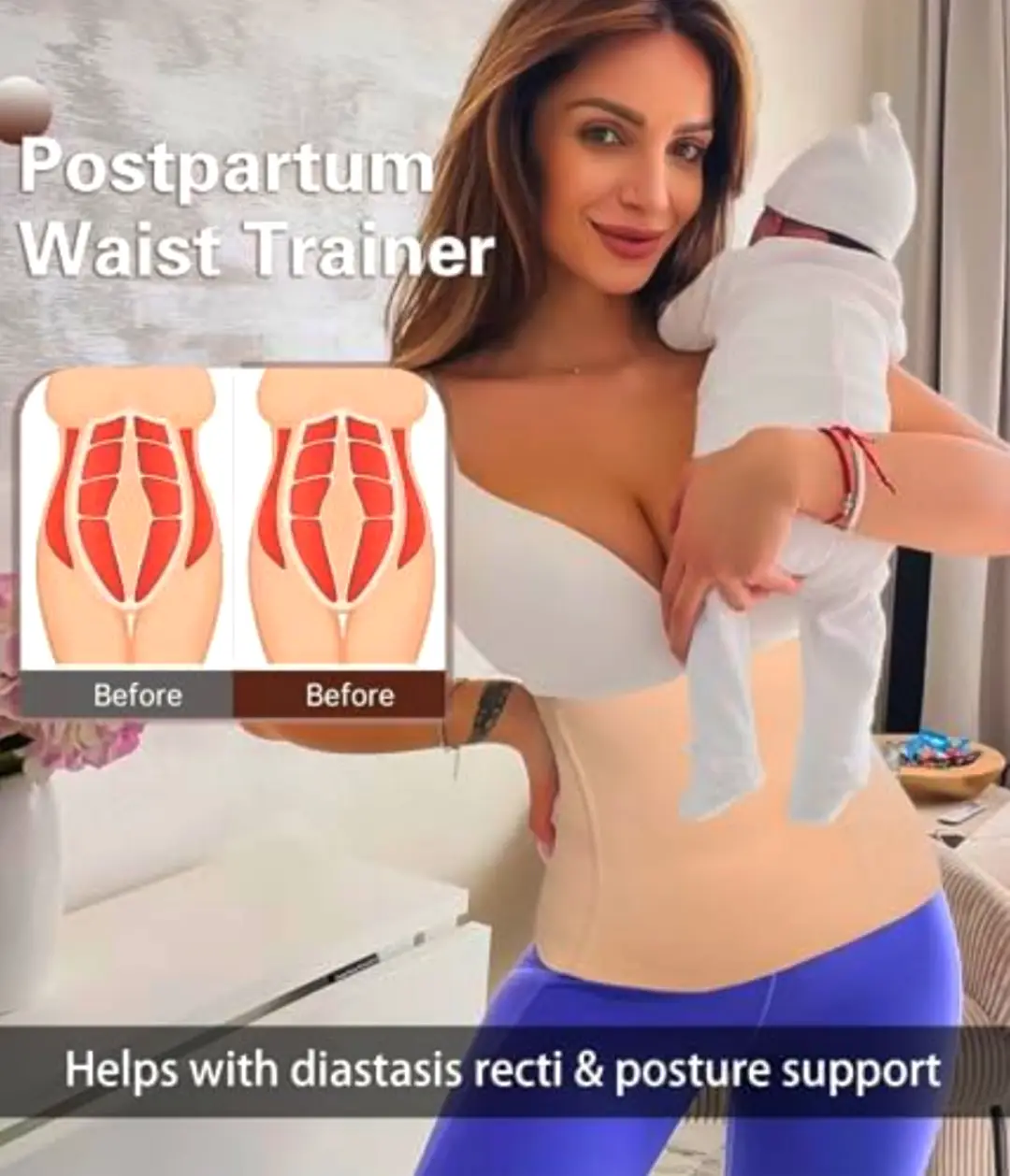 Nylon Plain Comfortable And Lightweight Waist Shaper Belt