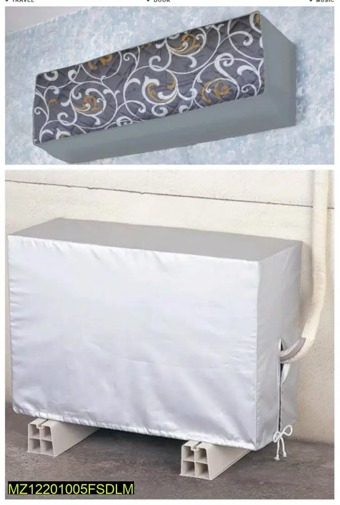 1 Pc Parachute Quilted AC Cover Sizes 1 Ton , 1.5 Ton, 2 Ton