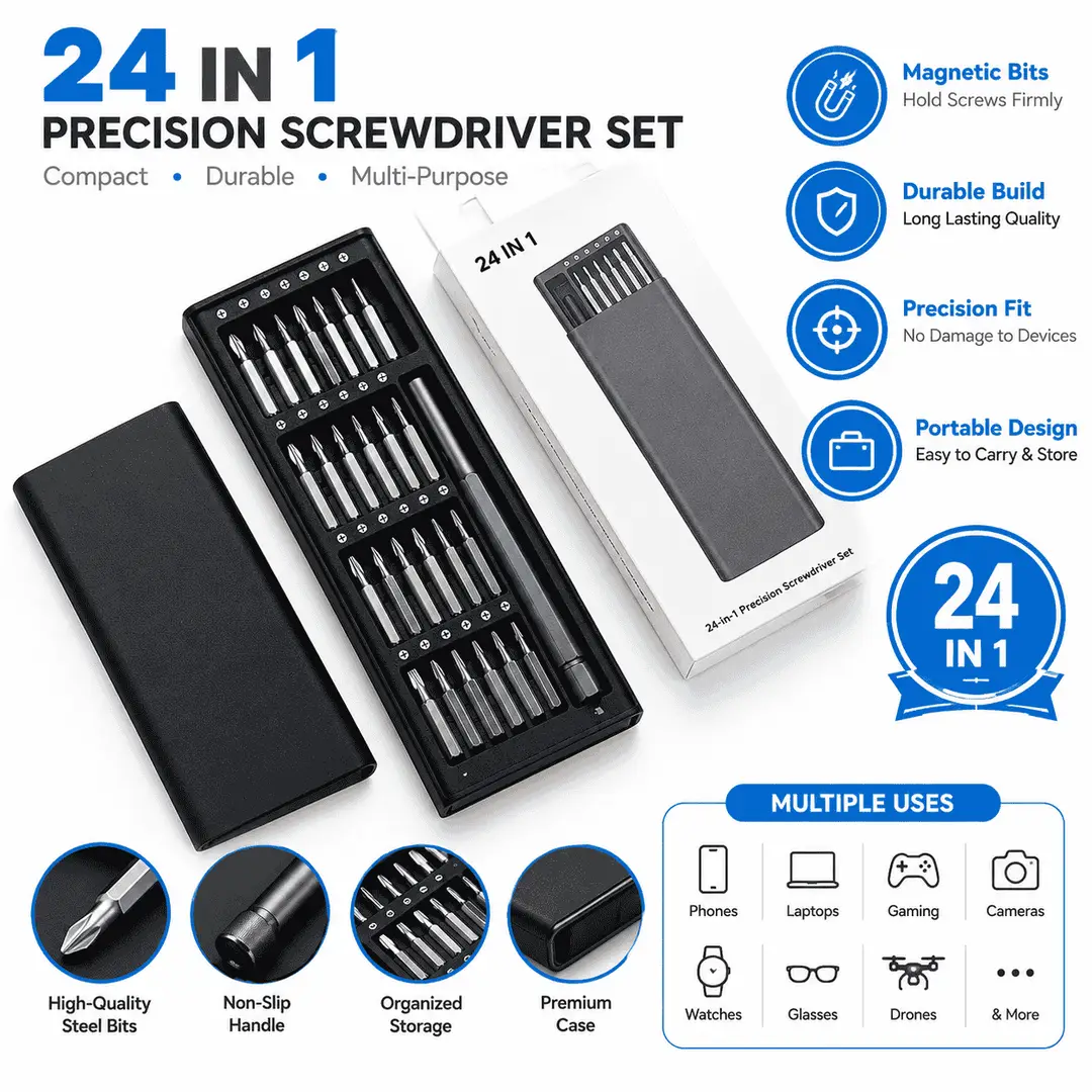 24 in 1 Precision Screwdriver Set