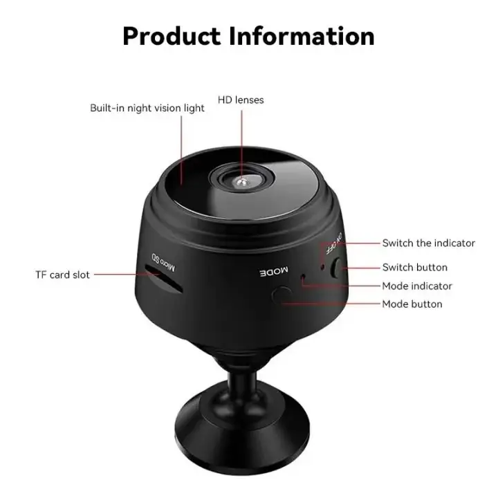 A9 Mini WiFi Camera - HD Wireless Security Camera