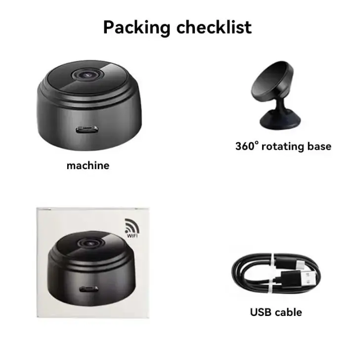 A9 Mini WiFi Camera - HD Wireless Security Camera