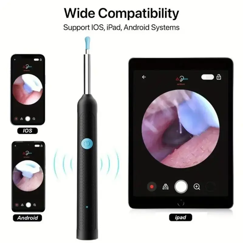 Smart Visual Ear Wax Cleaning Kit with HD Camera