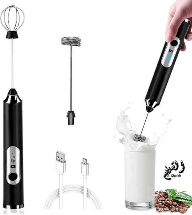 2 in 1 Multifunctional Rechargeable Coffee Beater