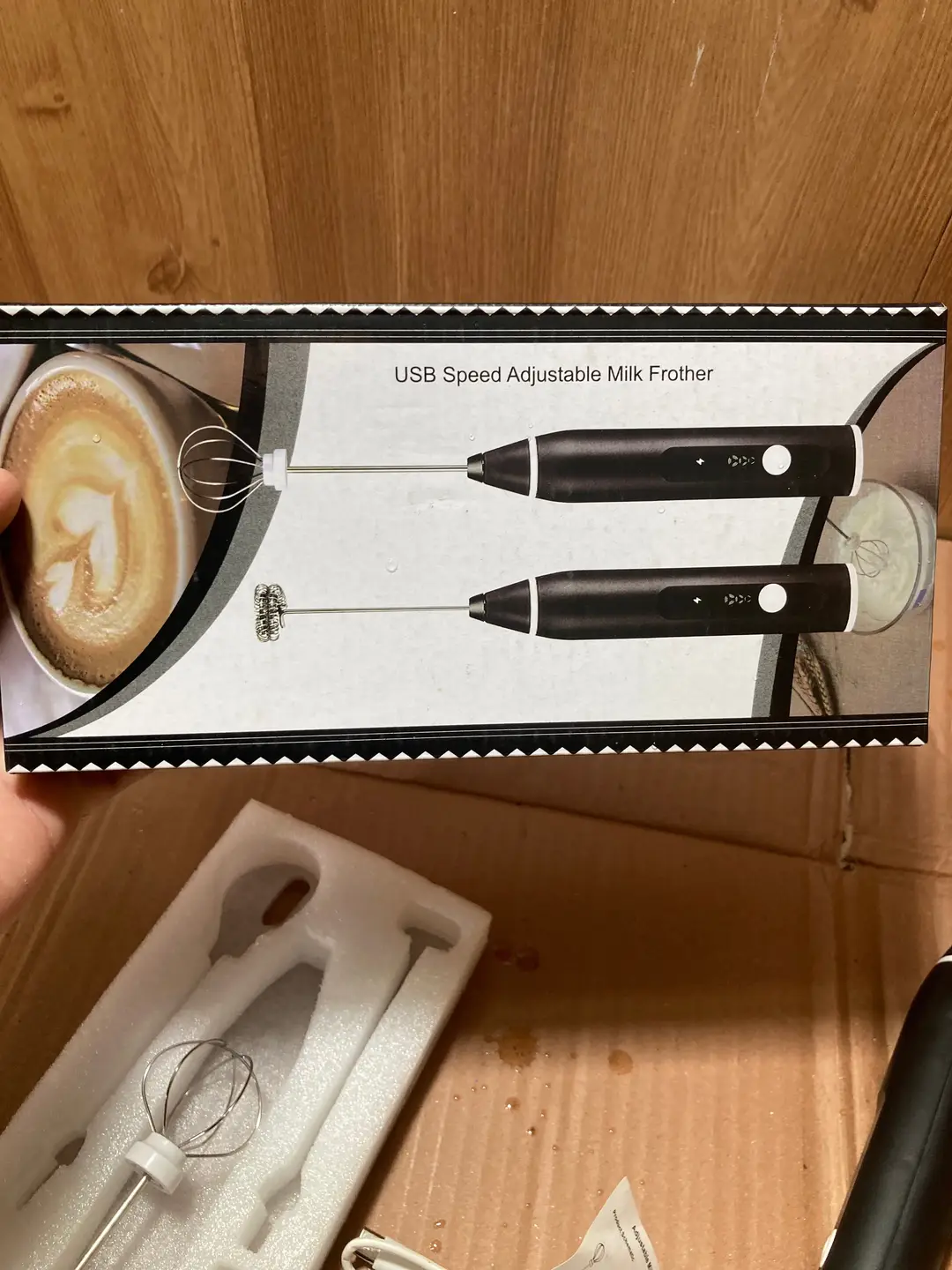 2 in 1 Multifunctional Rechargeable Coffee Beater
