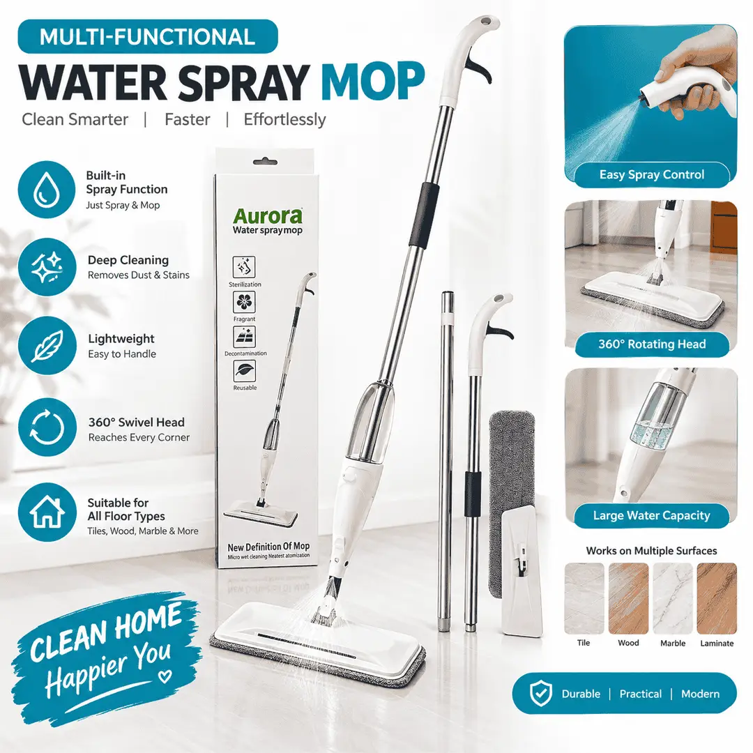 Spray Mop with Microfiber Pad