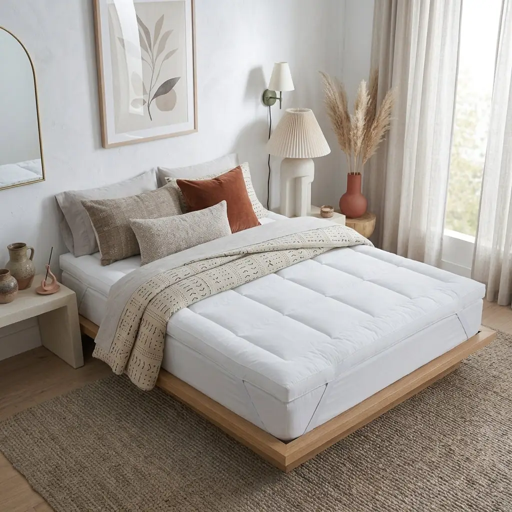 Micro Plain Single Bed Mattress Cover