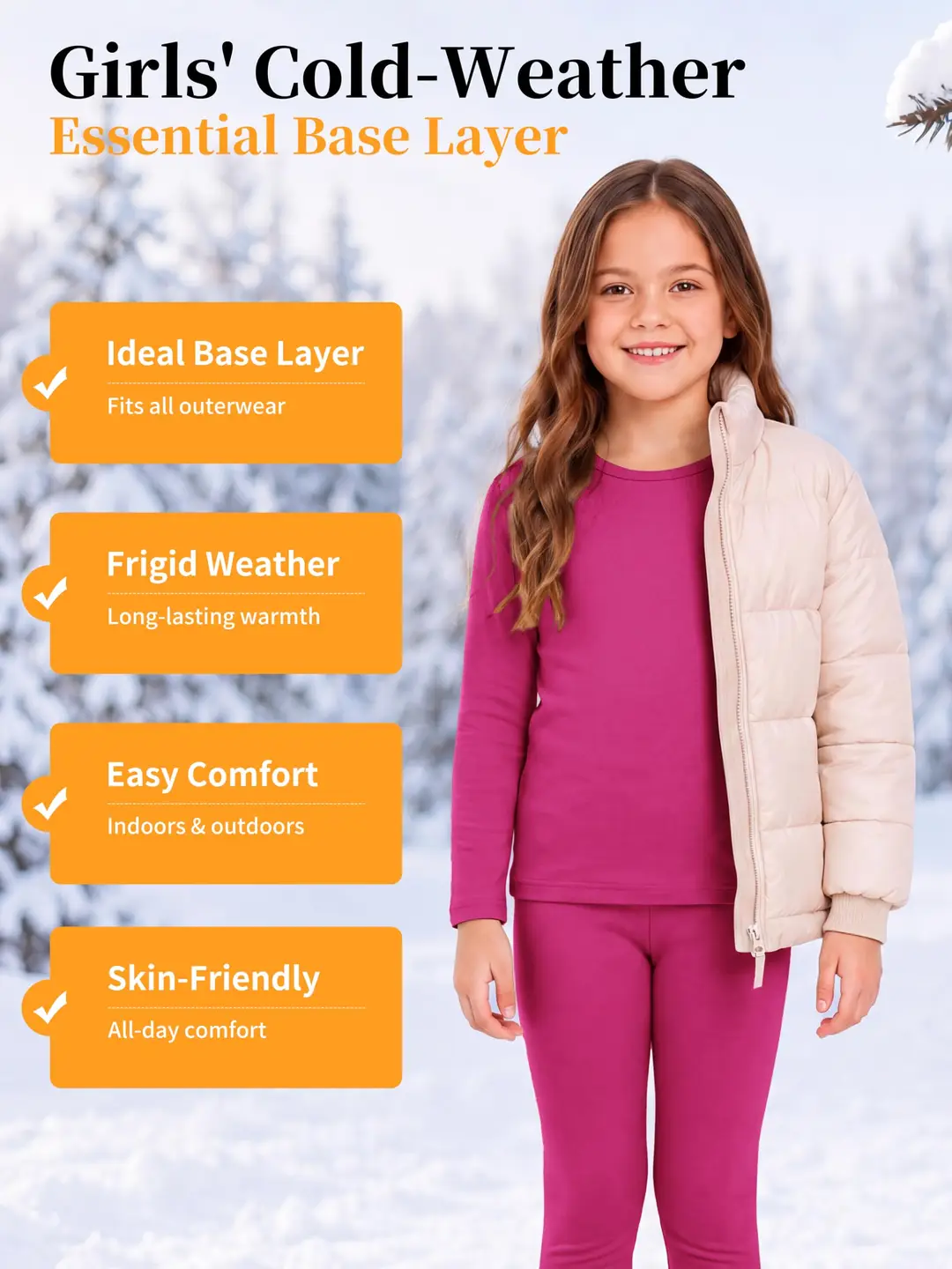 Wool Plain Comfortable And Lightweight Thermal Suit