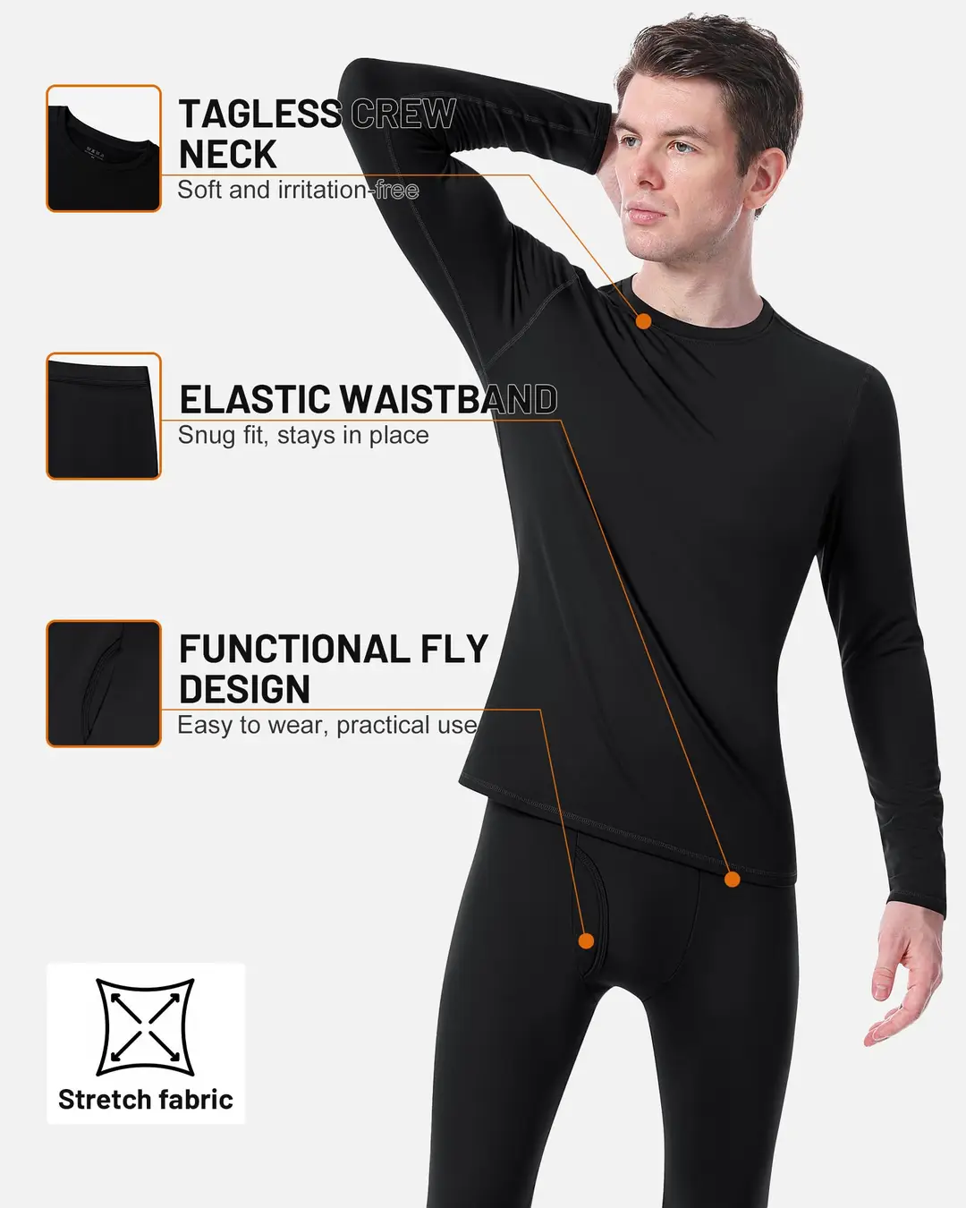 Men's Fleece Thermal Suit