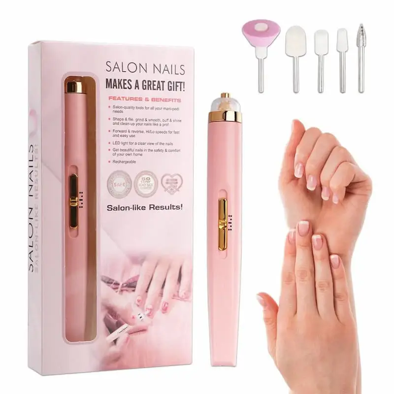 Professional rechargeable Manicure Nail Tools set with LED