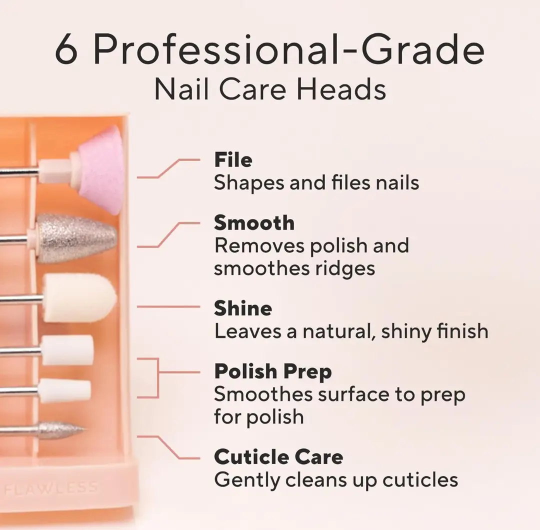 Professional rechargeable Manicure Nail Tools set with LED