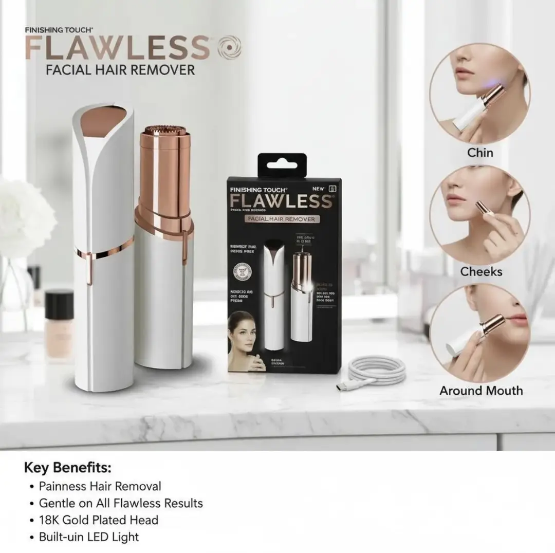 USB Rechargeable Flawless Hair Remover