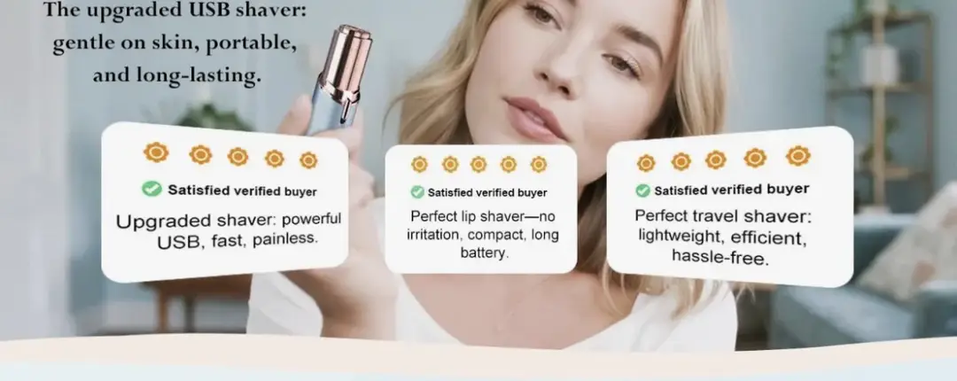 USB Rechargeable Flawless Hair Remover