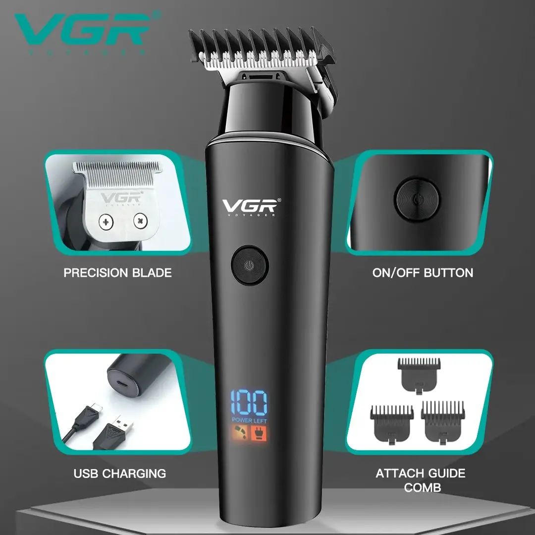 VGR V-937 Professional Electric Hair Trimmer rechargeable