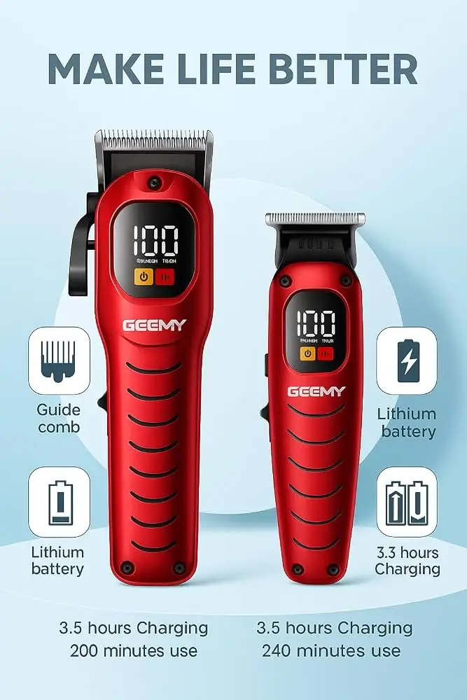 Geemy Professional Hair Trimmer Combo GM-8046
