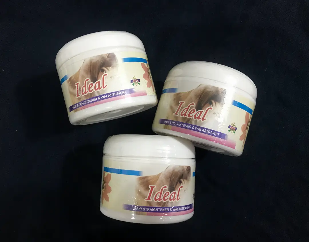 Ideal Hair Straightening Cream 300g and 1kg Big Jar