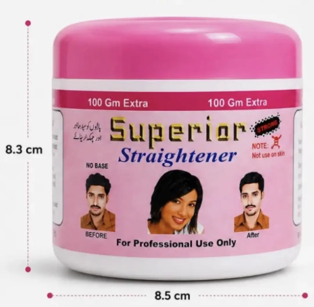 Superior Hair Straightening Cream 300g salon & home use