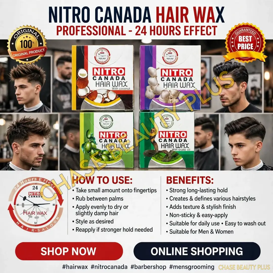 Nitro Professional Hair Wax 150g | Strong Hold -Unisex
