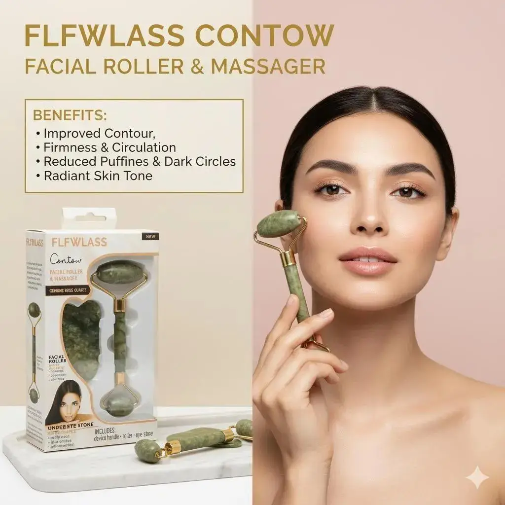 Exfoliator Jade Roller And Gua Sha