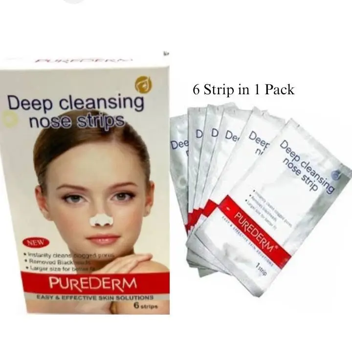 PureDerm Deep Cleansing Nose Strips for Blackheads & Pores