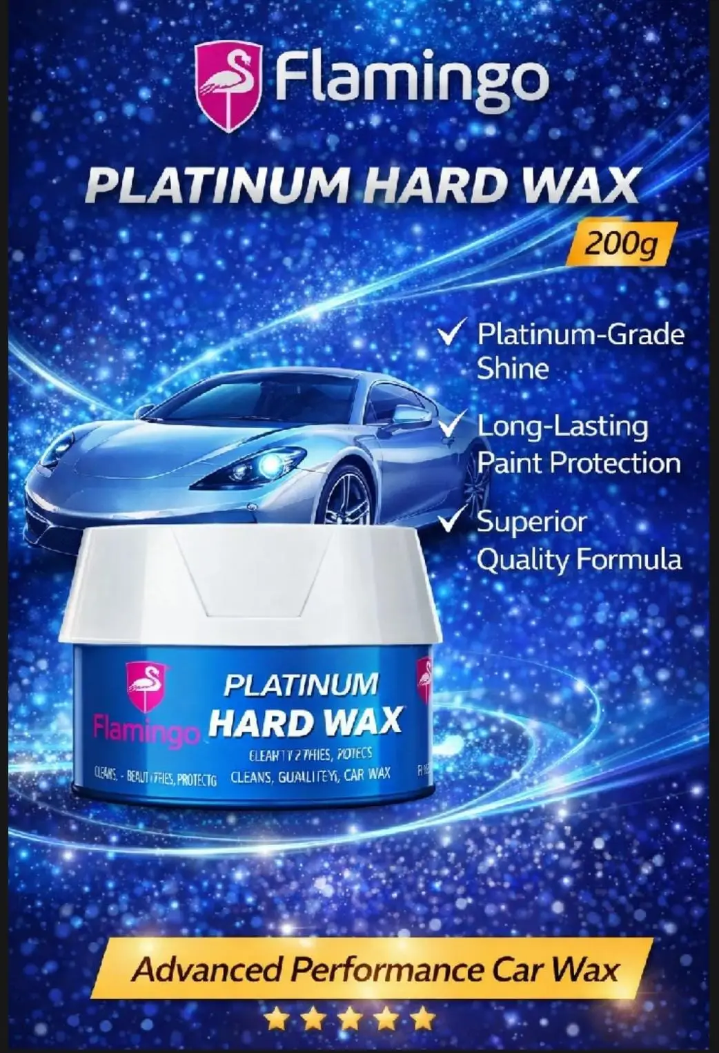 Flamingo Platinum Hard Wax 200g