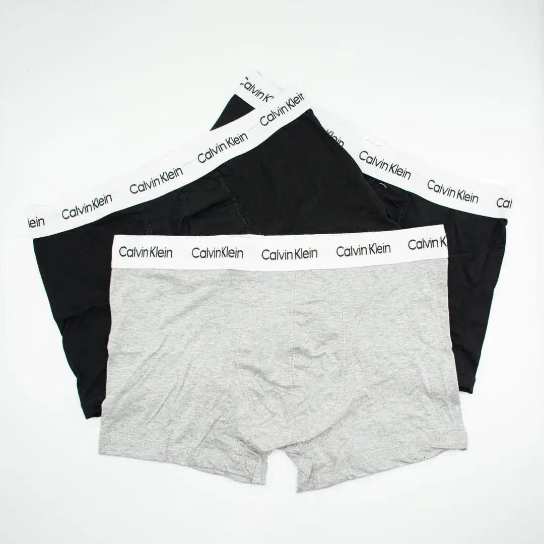 Calvin Klein Men's 3 Pack Logo Cotton Stretch Boxer