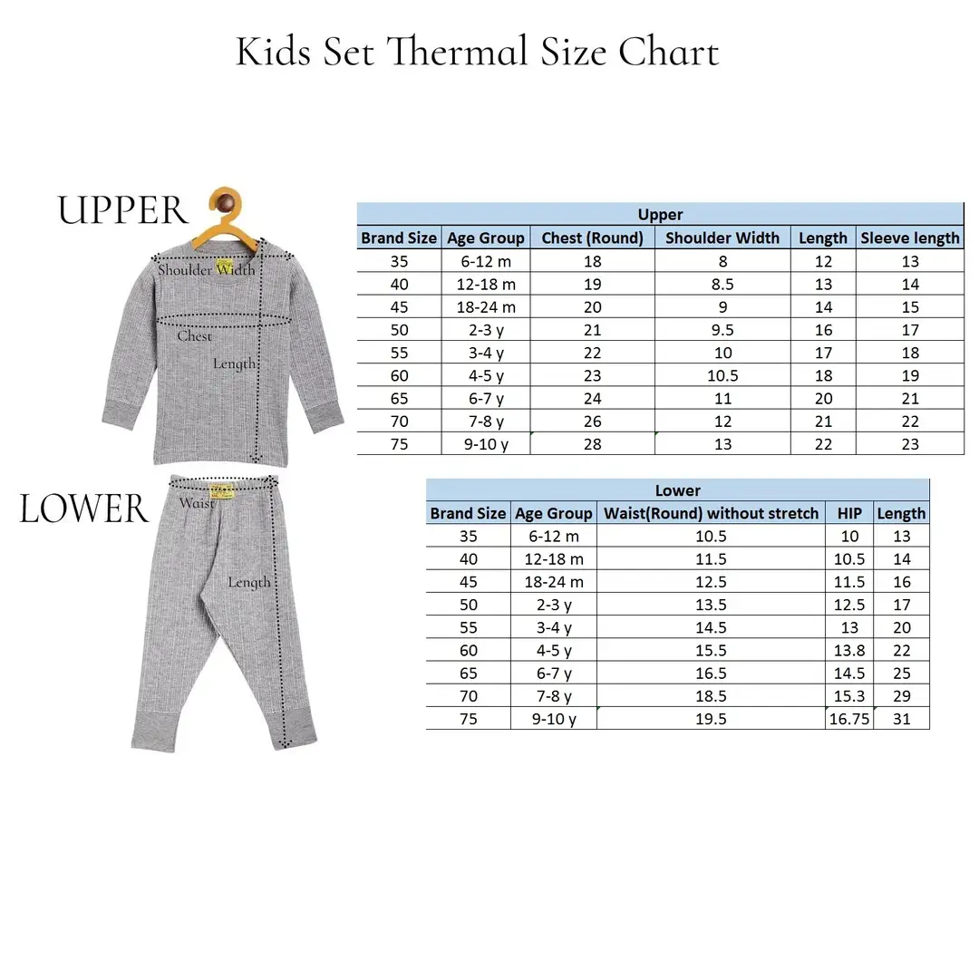 Kids Unisex Stitched Fleece Plain Night Suit Winter Wear