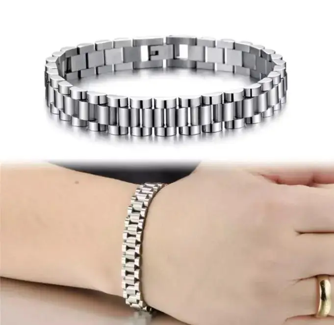 Gold Plated Unisex Chain Bracelet for Daily Wear