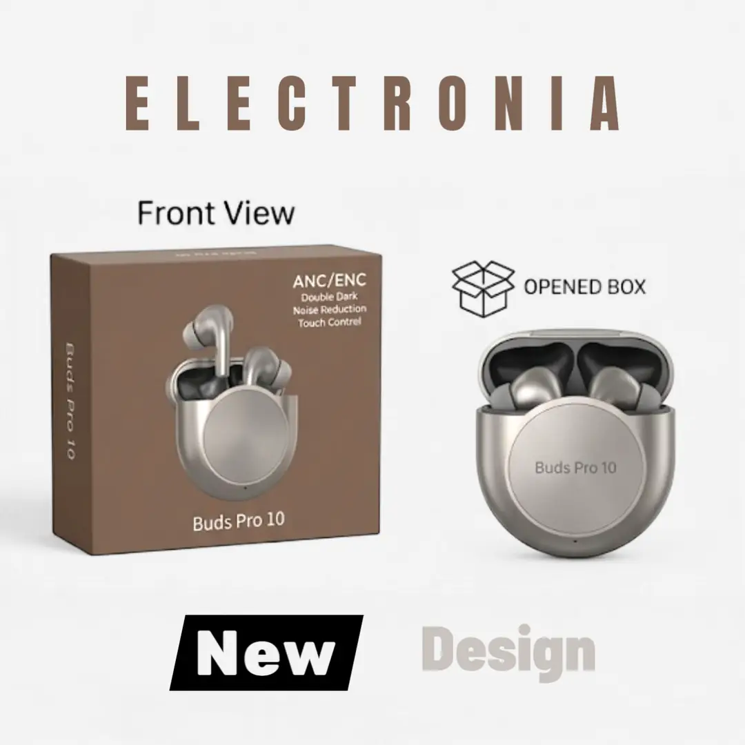 Buds Pro 10 TWS Earbuds with ANC/ ENC  & Touch Control