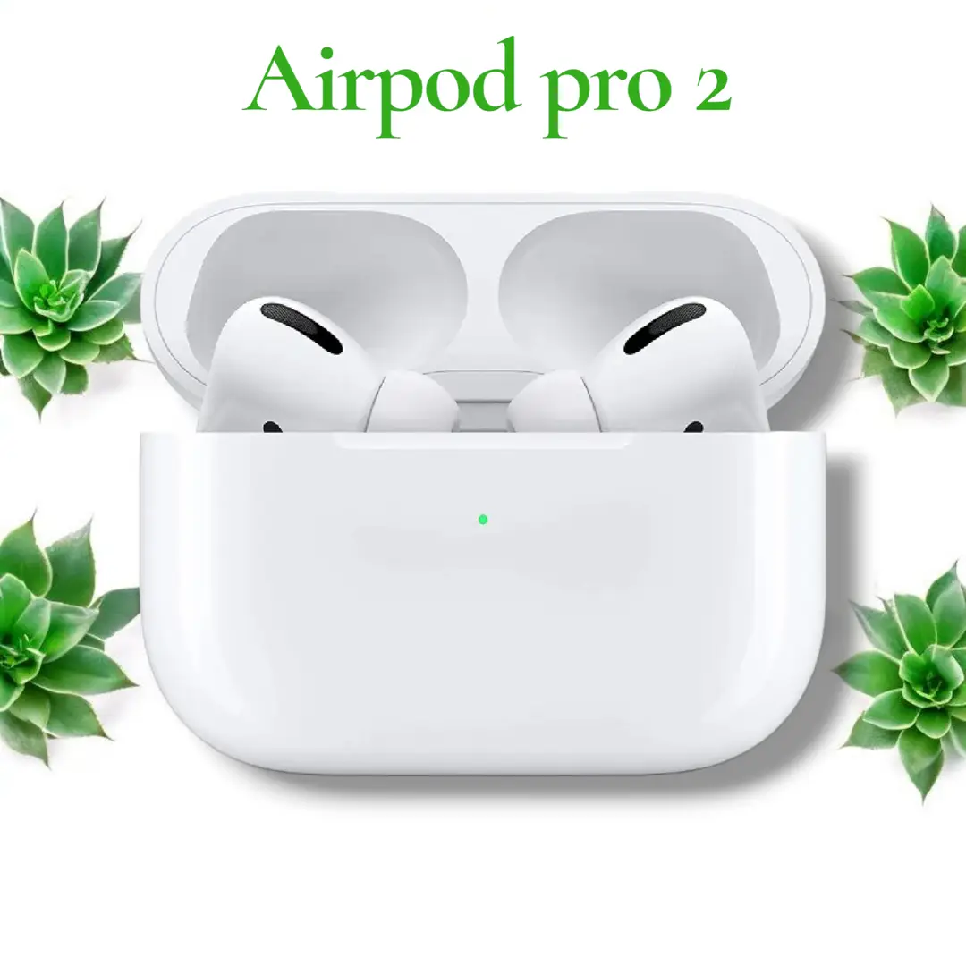 White Airpods pro 2 wireless