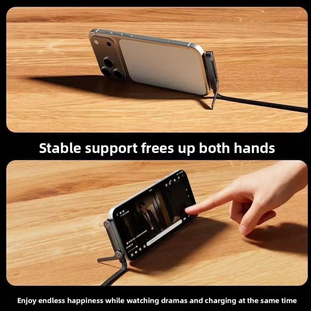 Cable 3 in 1 240W C to C Stand Cable Fast Charging Cable