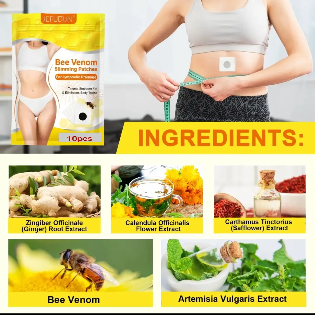Bee Slimming Patch Slimming Stickers 10 Pcs