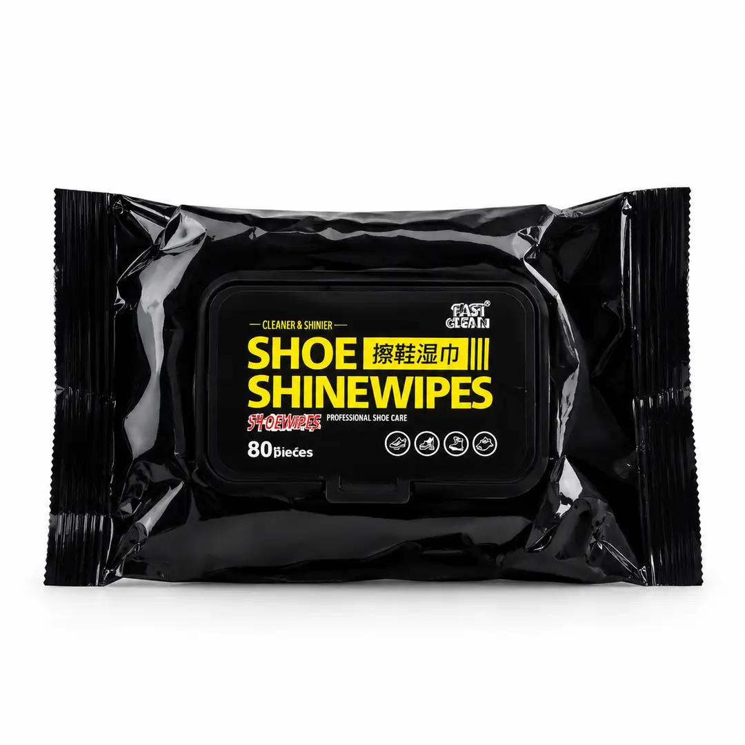 Shoe Shine Wipes – 80 Pieces