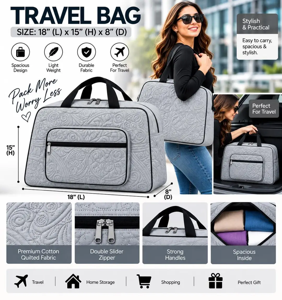 Multipurpose travel Storage Bag