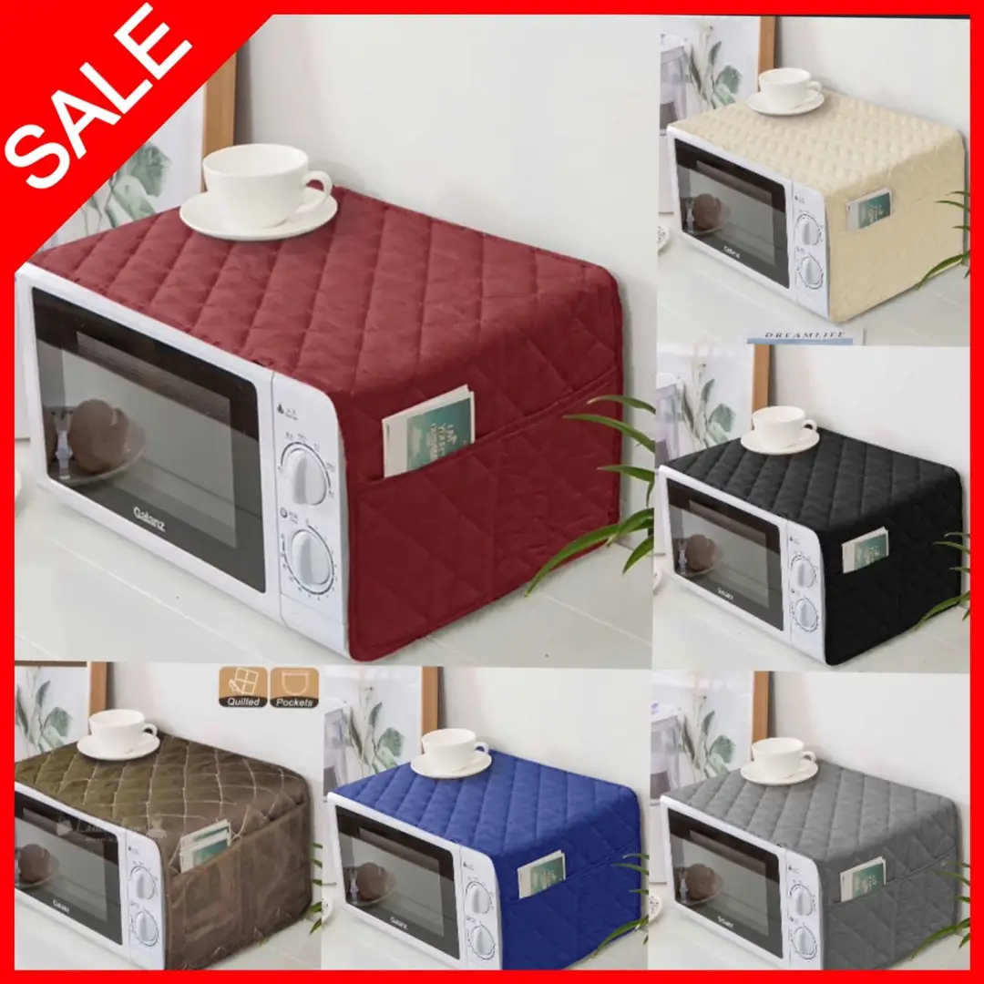Beautiful Quilted Oven Cover with Pockets