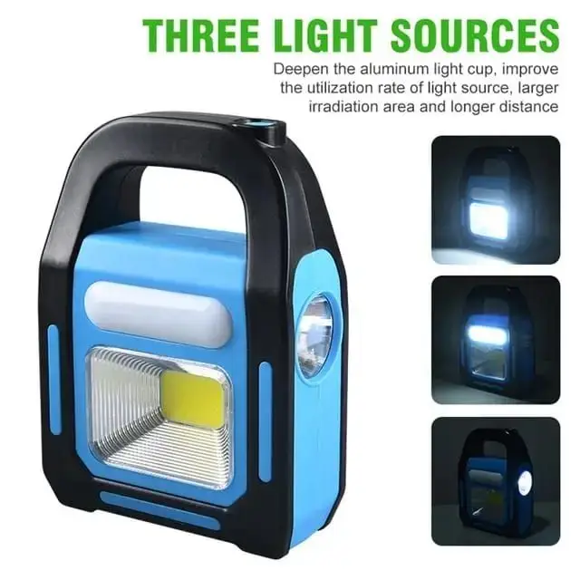 USB Rechargeable LED Work Lamp & Emergency Camping Lantern