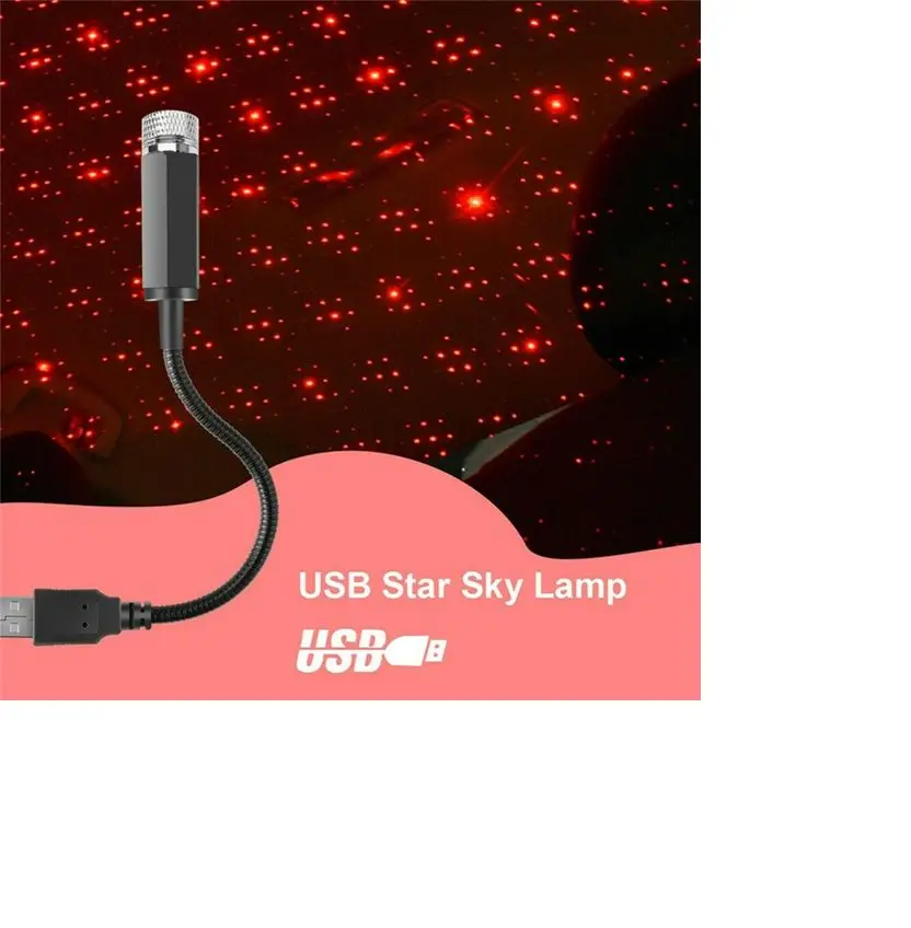 LED Car Roof Star Night Light Projector