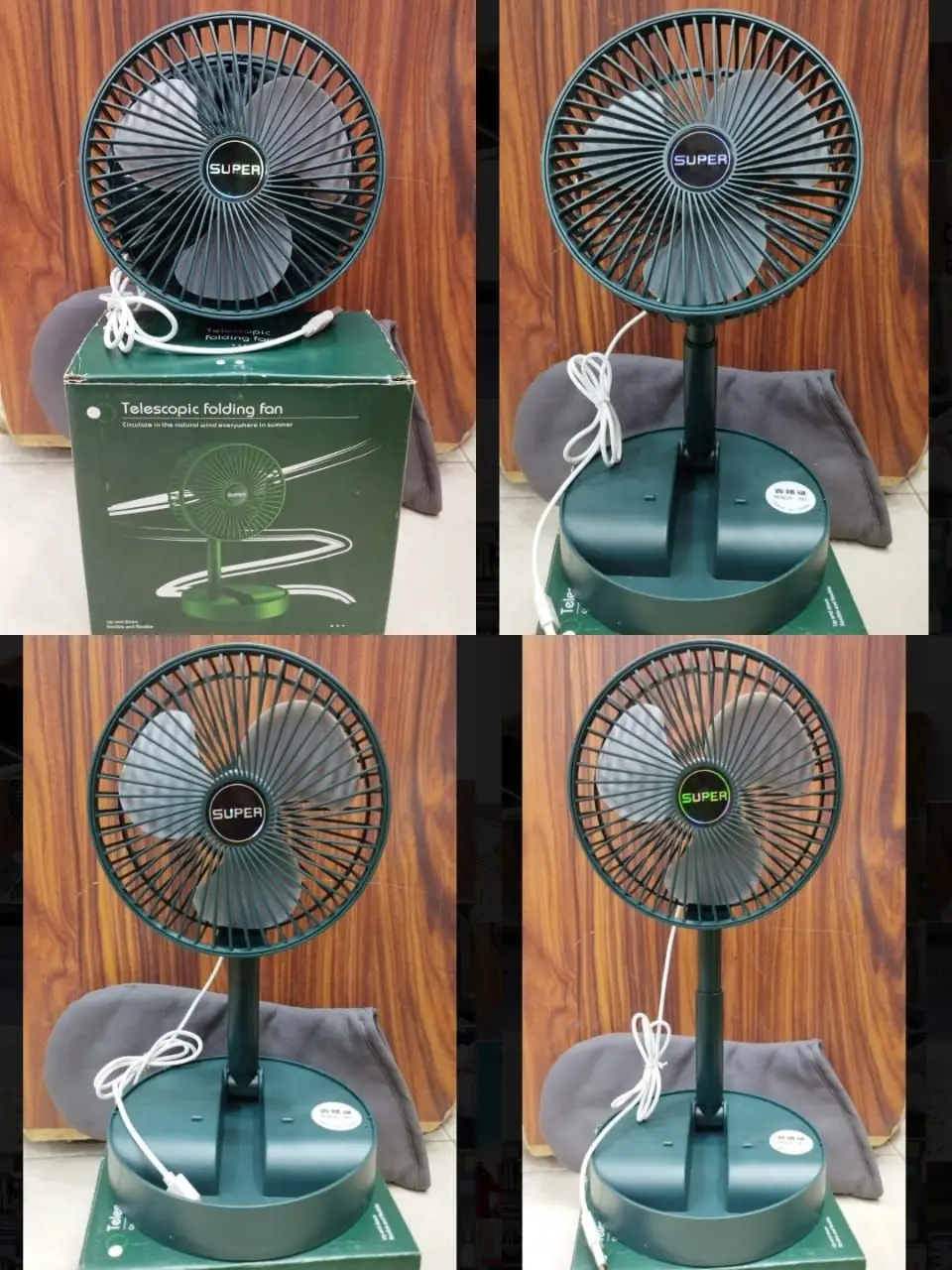 Portable Mini Foldable Telescopic Electric Fan