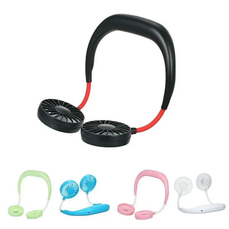 Rechargeable Hands-Free Neck Fan with 3 Speeds
