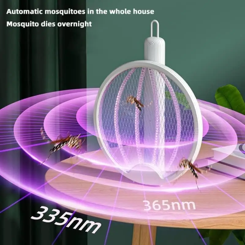 Foldable Rechargeable Mosquito Killer Racket Zapper