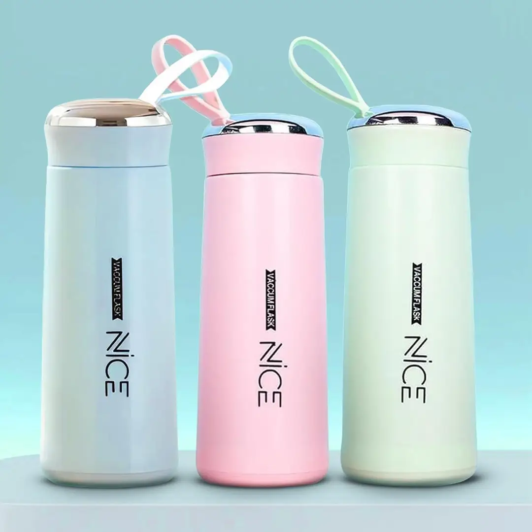 450ml Reusable Glass Water Bottle