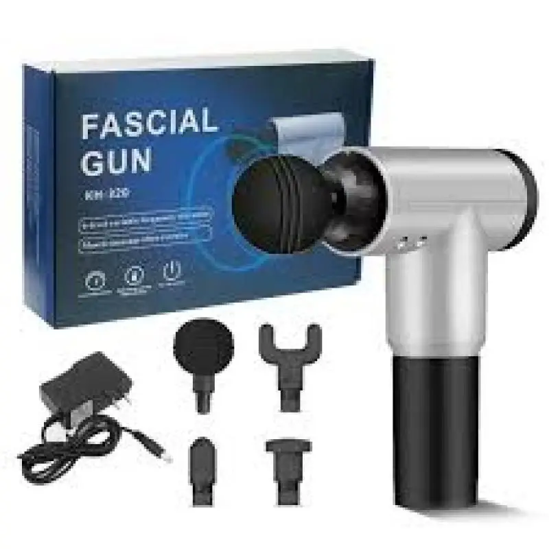 Deep Tissue Massage Gun with 4 Interchangeable Massage Heads