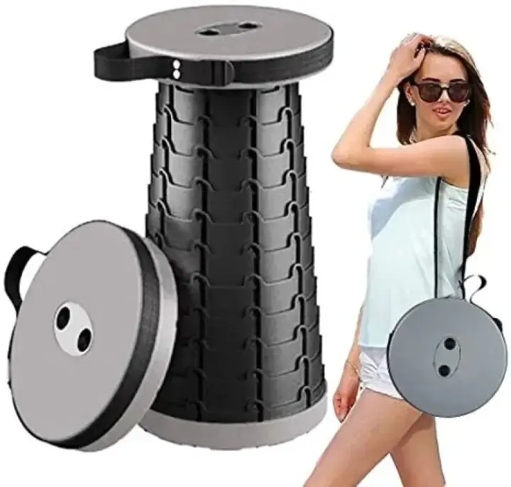 1 Pc ABS Plastic Foldable Camping Chair
